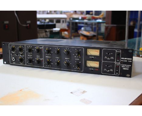 Fostex 4050 autolocator and manual, together with Drawmer vacuumtube compressor amplifierProvenance: from the estate of Alan 