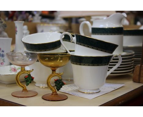 A St.Michael 'Pemberton' tea set (31-piece) cabinet cups and saucers, ornaments, etc