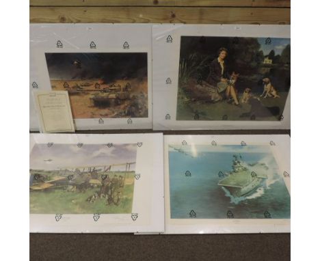 WILL COLLECT - Terence Cuneo, F.G.R.A., 1907-1996, First Air Post, ltd. ed. print of 850, signed in pencil by the artist, 51 