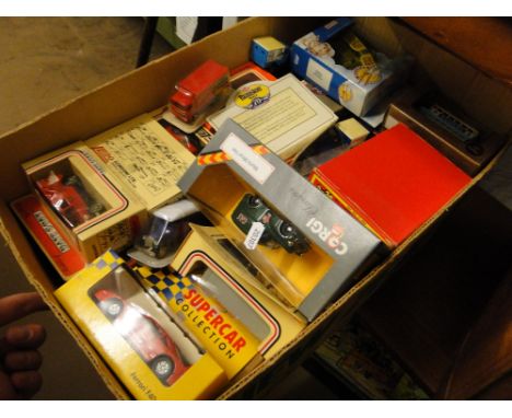 A collection of boxed toy cars including Corgi & Days Gone