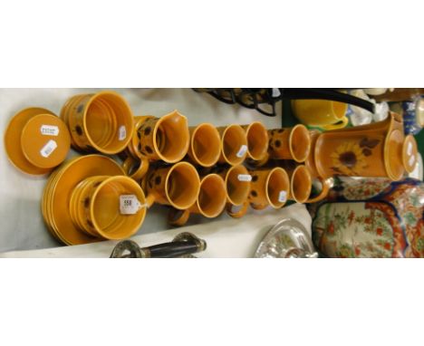 A Carltonware coffee set.