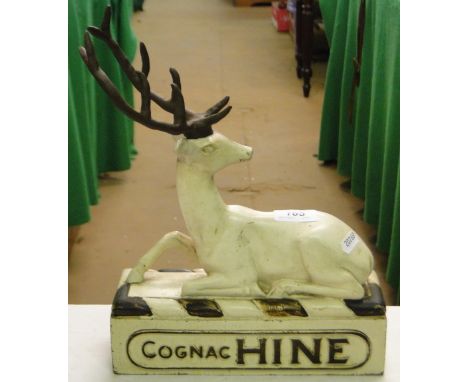 A Cognac Hine composition bar stag.