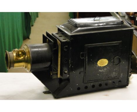A Newton magic lantern converted to electricity.