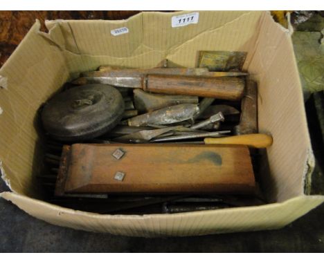 Various coal chisels, files and other tools.