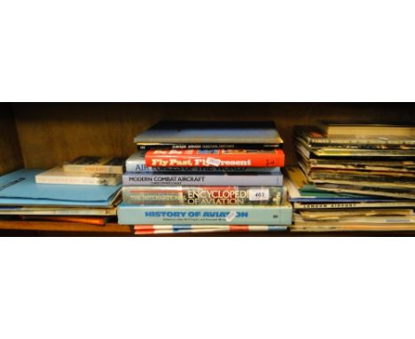 Shelf of Aircraft themed books