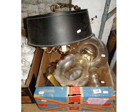 Ceiling light and various others.