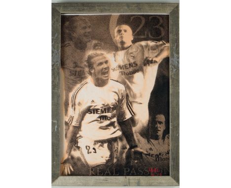 Striking contemporary canvas print titled Real Pass by the artist Ringo, known as the assistant to Steve Kaufman and part of 