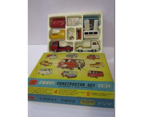 CORGI, Gift set no 24 "Commer Construction Set" in original box 