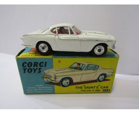 CORGI, "The Saint's Volvo", model no 258, black Saint transfer in original box 