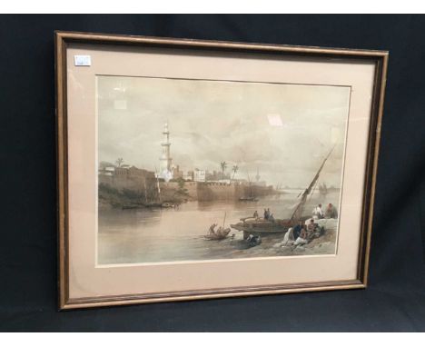 AFTER DAVID ROBERTS AFTER DAVID ROBERTS, lithograph, framed.