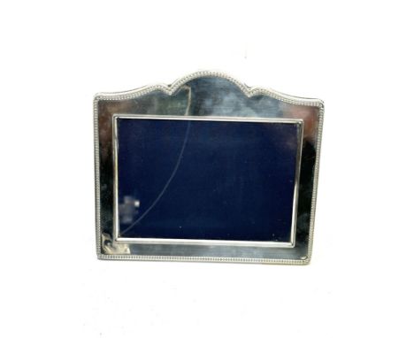 Large vintage silver picture frame measures approx 21.5cm by 19cm 