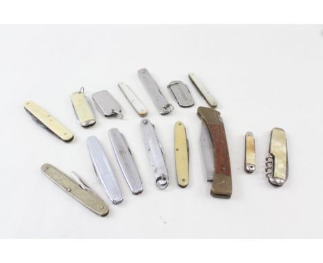 15 x Vintage Assorted Pocket KNIVES 
