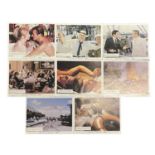 A set of 8 colour lobby cards for 1974 British Thriller, Gold, starring Roger Moore and Susannah