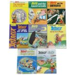 A collection of Asterix hardbound books, to include: ASTERIX AND THE SOOTHSAYER; ASTERIX AND THE