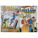 A pair of 1960s DC comic books, to include: - Superboy: 1962, October Issue. Slight tear to bottom