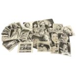 A large collection of black and white headshots, film stills etc depicting Greta Garbo