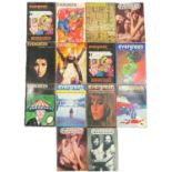 A collection of vintage copies of The Evergreen Review magazine, a US based literary publications