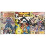 Three 1990s Marvel comic books, to include: - Guardians of the Galaxy, 1st comic issue - Guardians
