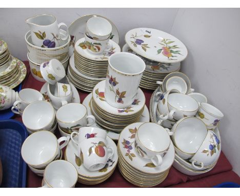 Royal Worcester 'Evesham' Oven to Table Ware, of approximately ninety three pieces.
