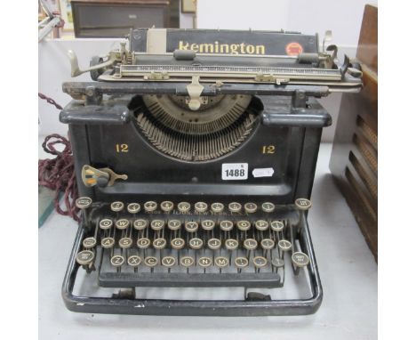 A Vintage Remington Typewriter (Made at Ilion, New York).