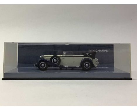 MINICHAMPS FOUR 1:43 SCALE MODELS comprising two Maybach Zeppelin, Presidential Vehicles Series Nos. 1 &amp; 2, and further h