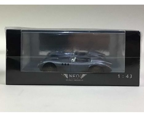 NEO SCALE MODELS SEVEN 1:43 SCALE MODELS comprising Rometsch Spyder No. 29 (x3) and Borgward RS 1500 No. 33, boxed