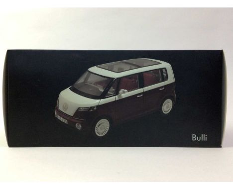 VW, 1:18 SCALE MODEL BULLI VAN boxedAdditional images available, appears mint