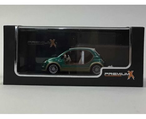 PREMIUM X DIE-CAST TWENTY-TWO 1:43 SCALE MODELS comprising Fiat 500 Castagna EV (x13), Fiat 500 Tender Two (x8) and Mini Coop