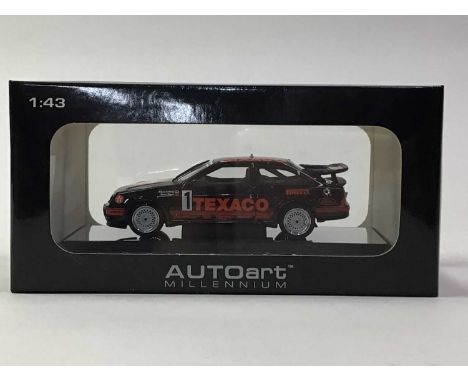 AUTOART TWENTY 1:43 SCALE MODELS all Ford Sierra Cosworth Group A Texaco, boxed