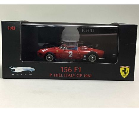 HOTWHEELS ELITE, TWELVE FERRARI MODELS 1:43 SCALE comprising 500 F2 (x3, two Ascari variations), 553 F1, 126 C2, 375 F1, F300