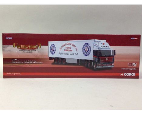 CORGI THREE HAULAGE MODELS Haulers of Renown CC15401 and Cafe Connection CC11701 and CC11501, boxed