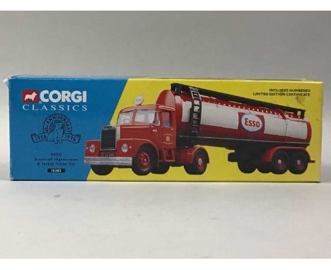 CORGI SEVEN CLASSICS HAULAGE MODELS 21402 (x2), 21301, 24201 (x2), 24501 and 16302, boxed