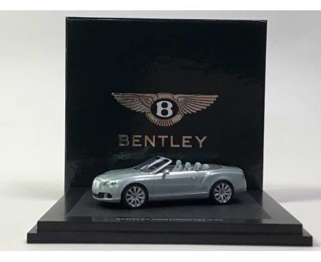 MINICHAMPS THREE 1:43 SCALE BENTLEY MODELS comprising Continental GTC Next Generation, New Continental GT and Mulsanne MDNGHT