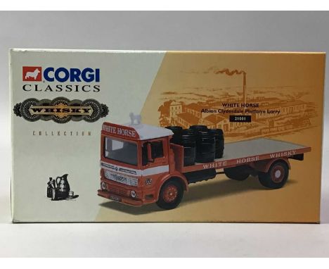 CORGI THREE WHISKY RANGE MODELS 21303, 26001 and 21001, also 24302, 1169 and 10001, boxed
