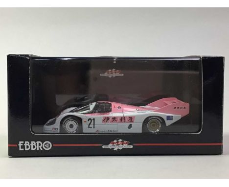 EBBRO TWELVE 1:43 SCALE MODELS including Le Mans editions, boxed