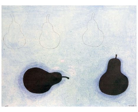 *WILLIAM SCOTT, SIGNED AND DATED  79 IN PENCIL TO IMAGE, LIMITED EDITION (149/150) COLOURED LITHOGRAPH,  Pears  19" x 25" (WI