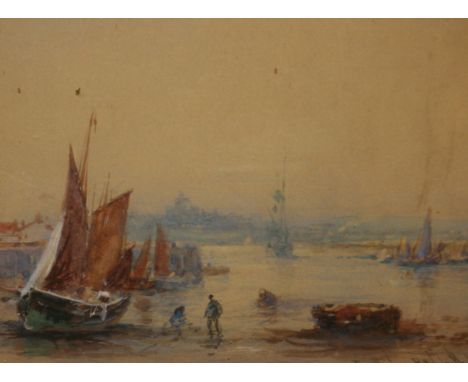 R MALCOLM LLOYD, SIGNED, WATERCOLOUR, inscribed  Rye Harbour , 5"  x 6" 