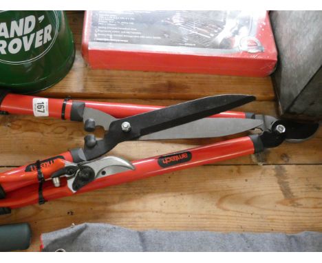 Lopper, shear and secateurs set 