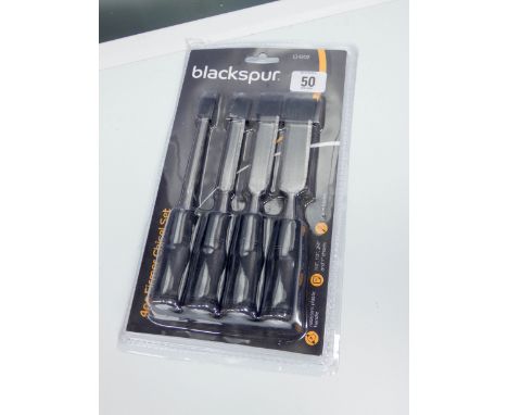 A new four piece wood chisel set 