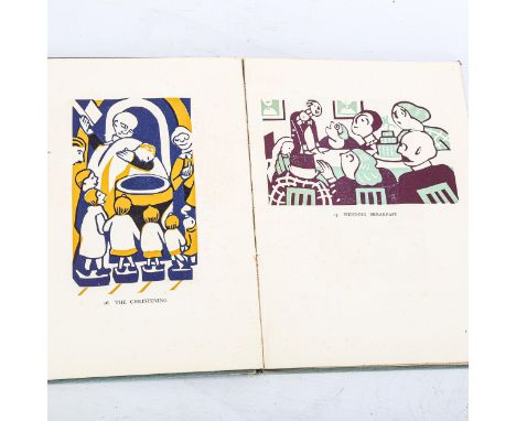 Christmas And Other Feasts And Festivals, by Claude Flight, First Edition published 1936, printed from linoleum blocks cut by