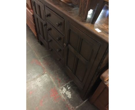 ERCOL ELM SIDEBOARD. W138CM