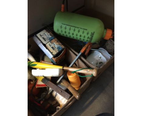 2 BOXES OF MIXED TOOLS ETC