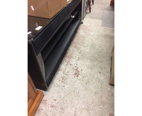 A SONY AV STAND WITH BUILT IN SURROUND SPEAKERS