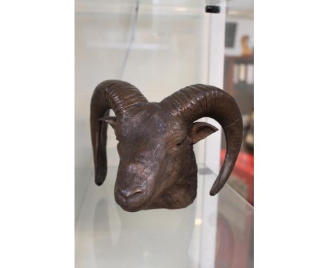 Michael Brewer Model of a Soay Rams Head 