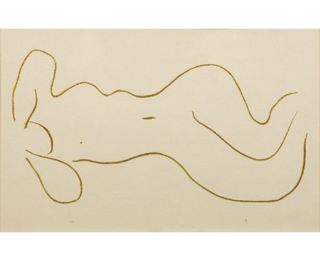 *Henri Matisse (French, 1864-1954) -Untitled, from Florilège des Amours de Ronsard,1948 -Lithograph -22 x 14cm - 51.5 x 43cm 