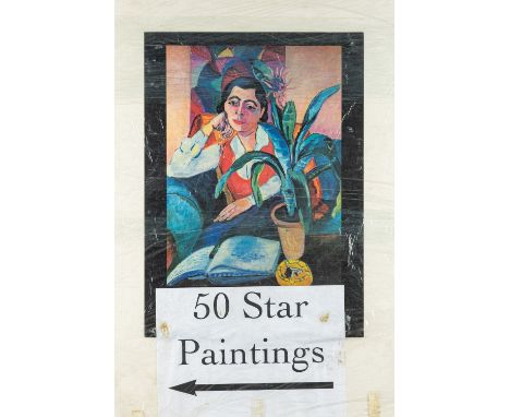 *Edward Wolfe RA (South African/ British, 1897-1982) -Lithograph after the portrait of Charlotte Haldane used as a poster for