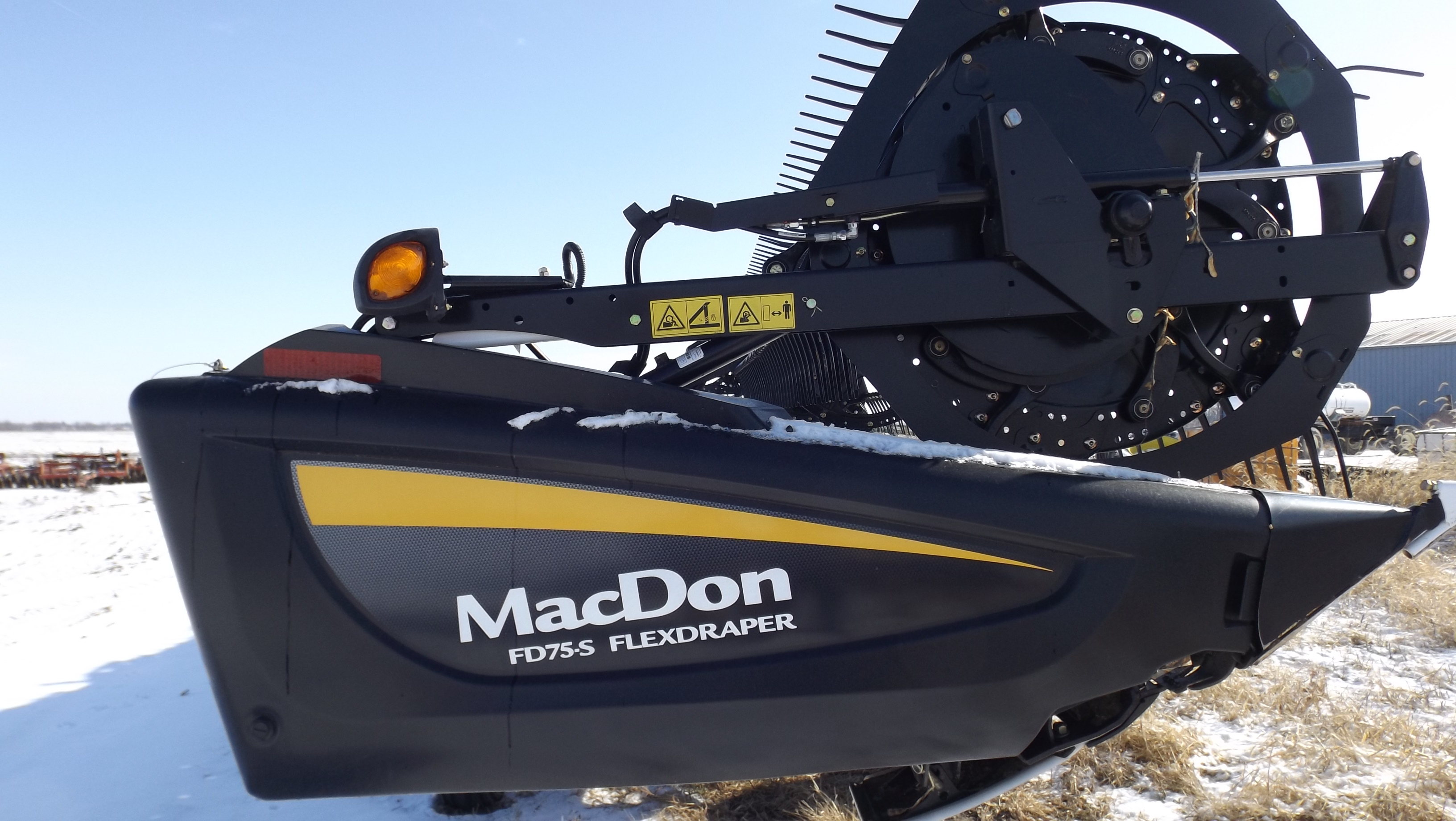 Macdon FD75S Flex Draper Platform '14 sn24437114, 40', Less 500