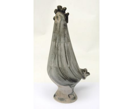 A Richard and Susan Parkinson ceramic figurine of a cockerel. CONDITION REPORT No obvious damage, no sign of restoration, hei