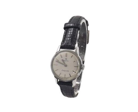 Omega Ladymatic stainless steel wristwatch, 22mm (M37V6K)  .  Condition Report:  .  Movement - currently working.  Dial - goo