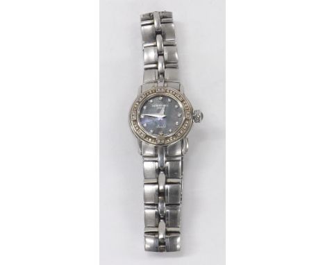 Raymond Weil Parsifal Diamond Mini stainless steel lady's bracelet watch, ref.9641, no. V339375, mother of pearl dial, quartz